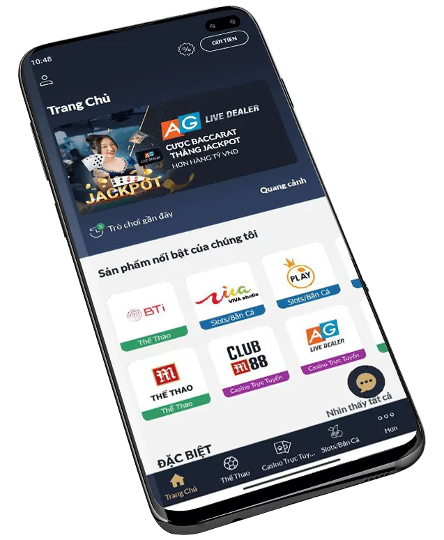 Giao diện ứng dụng 45winvn trên di động